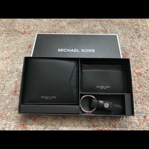 MICHAEL KORS MENS WALLET GIFTSET